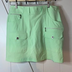 Jamie Sadock skort mint green golf skirt sz 12
